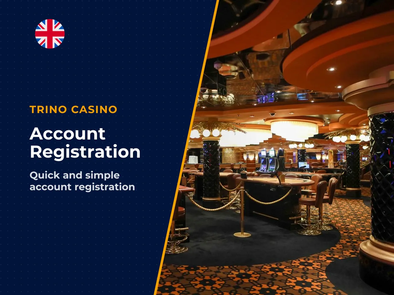 4 Account Registration at Trino Casino