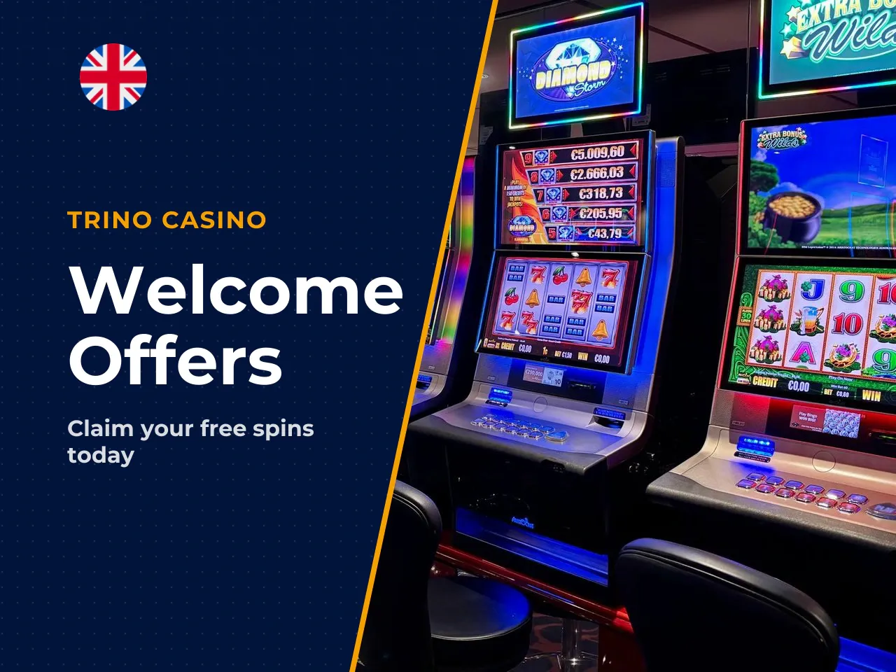 Trino Casino welcome bonus and reload