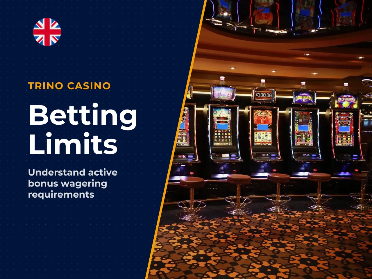 - Maximum bet limits. Terms often