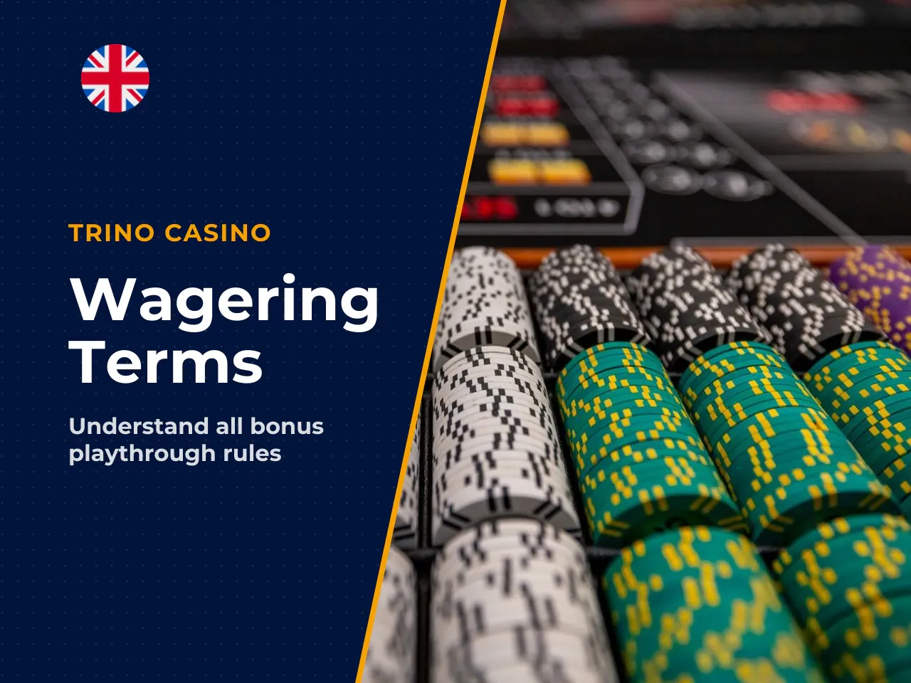 Trino Casino wagering requirements deposit, playthrough