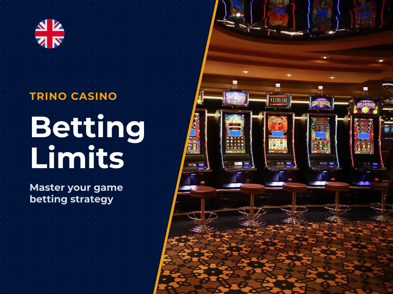Minimum Bet, Maximum Bet, and Setting