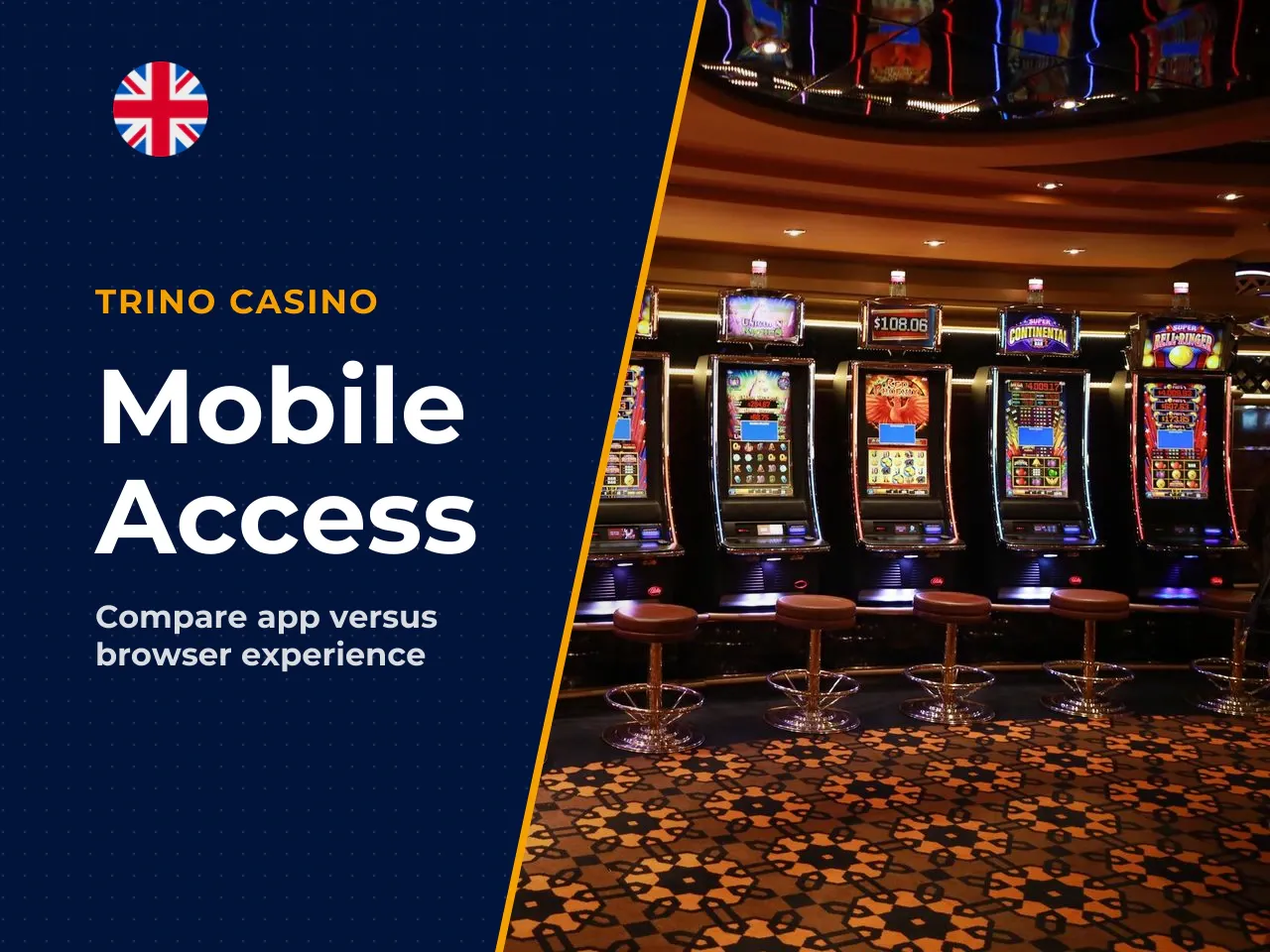 Trino Casino App or Mobile Browser