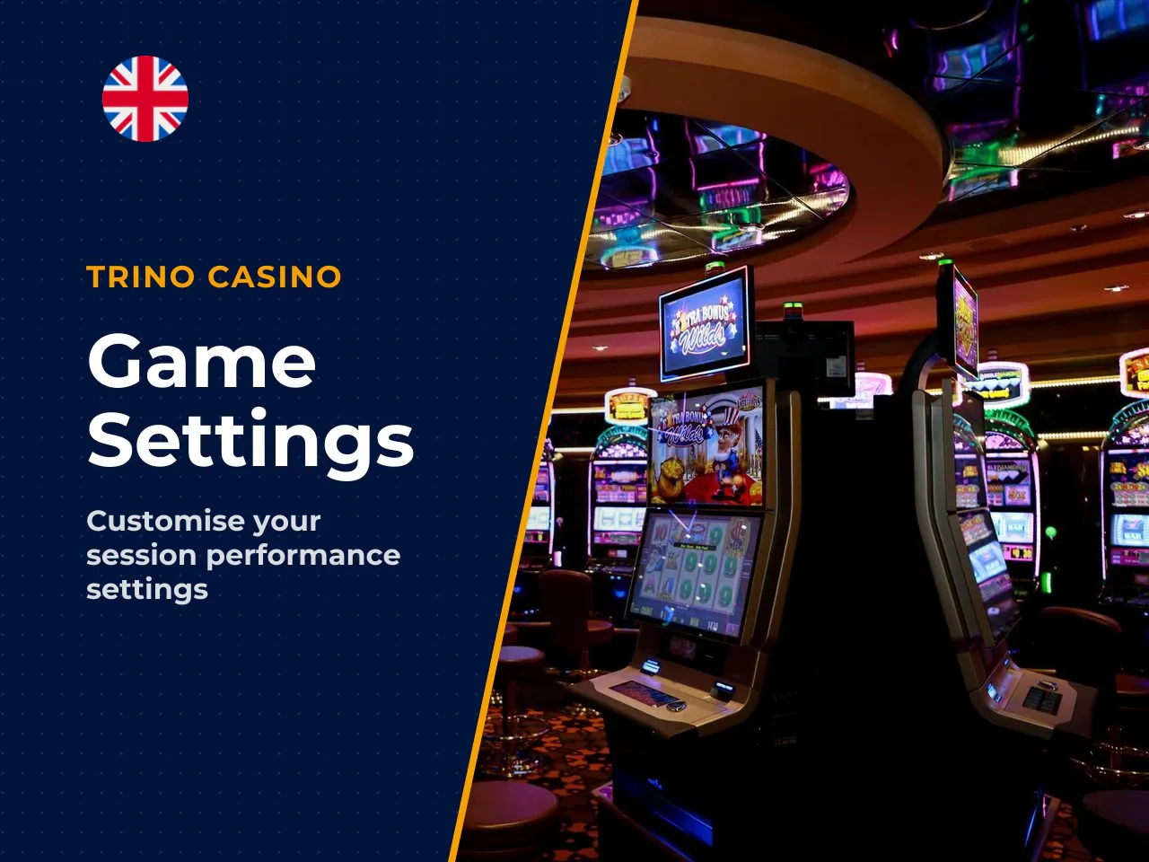 In-game control panel and performance settings